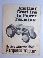 1948 FERGUSON TRACTOR BROCHURE