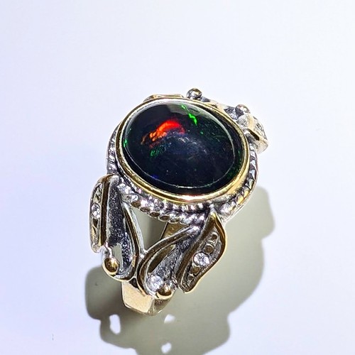 7cts natural welo black opal - 1.7cts,