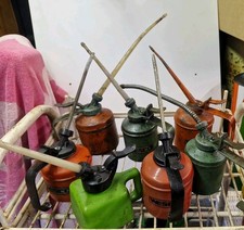 VINTAGE WESCO OIL CANS A E