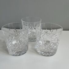 3x Edinburgh Crystal