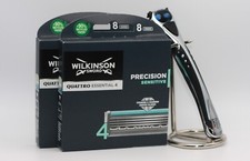 Wilkinson Sword Quattro Titanium Sensitive Razor Blades for men 1 8 16 pack