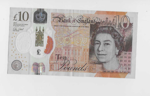 Cleland ten pound - , note