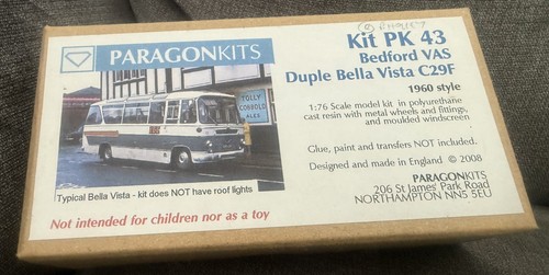 Rare paragon kits bedford vas - kits,