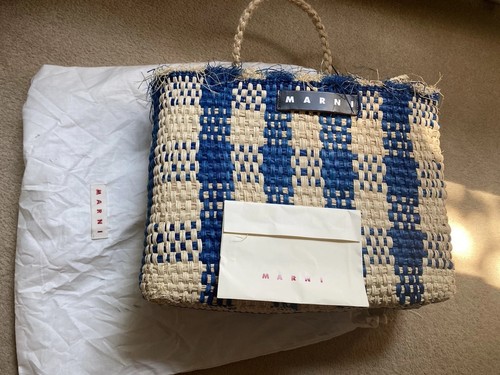 Marni straw bag - marni, 100%