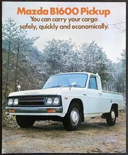 MAZDA B1600 PICK UP LF Sales Brochure c1970's #BNA61L-D4D  Model BNA61