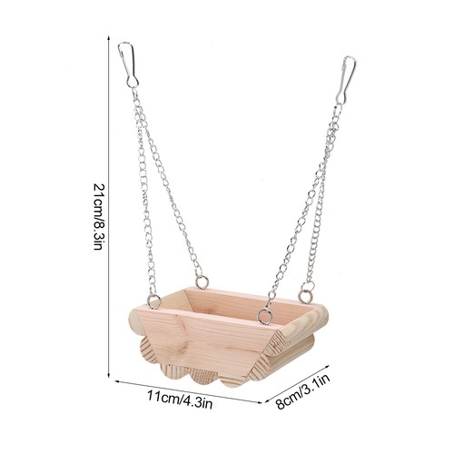 Dwooden small pet swing - pet,