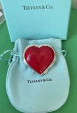Tiffany & Co. Red Enamel Heart