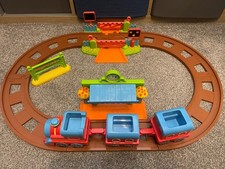 Happyland Train Station And Track. Push Along Train, not Battery Operated