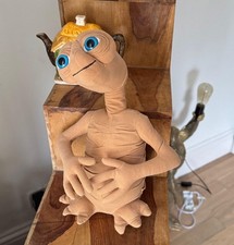 Vintage E.T. Extra-Terrestrial Plush Toy Universal Studios 1982 14in, Rare Item!