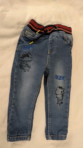 Boys blue fabric - blue, waist