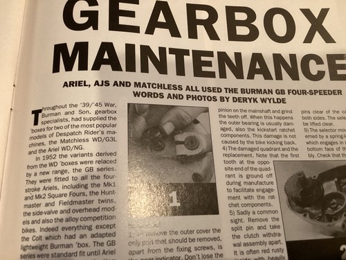 Burman gearbox maintenance - gearbox, 4