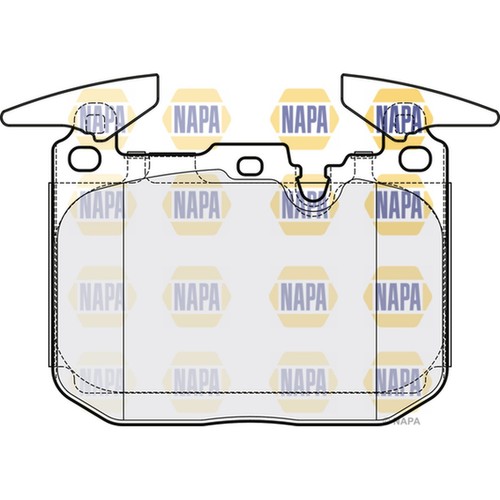 Brake pads set - pads, bmw