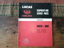 LUCAS PARTS BOOK - HILLMAN IMP