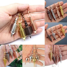 Metal Dowsing Pendulum Cone Point Ball Egyptian Coil Copper Gold Silver Healing