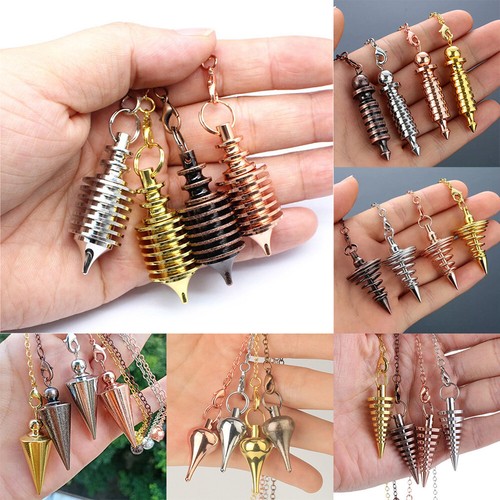 Metal dowsing pendulum cone - dowsing,