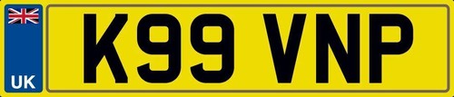 Kevin number plate kevins - kevin, p