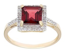 10k Yellow Gold 1.65ct Square