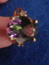 10ct gold QVC ring very