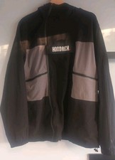 Mens Hoodrich Windbreaker Jacket Black/grey Size Medium Used 