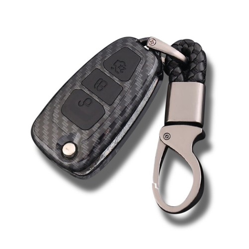 Button carbon remote key fob - carbon,