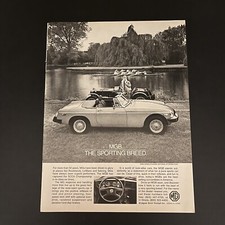 1980 MG MGB Print Ad The
