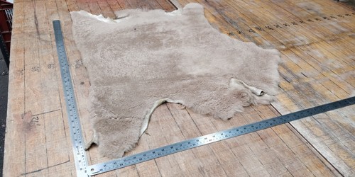 Beige genuine sheepskin seat - genuine,