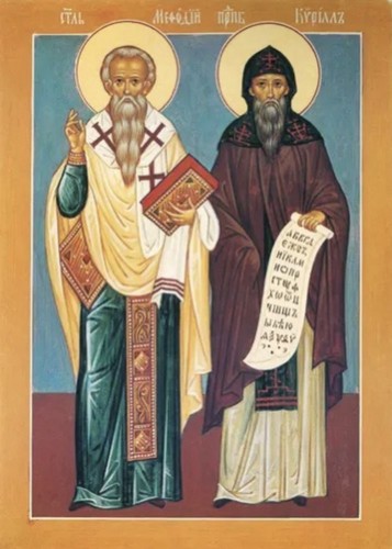 Orthodox icon saints cyril - icon,