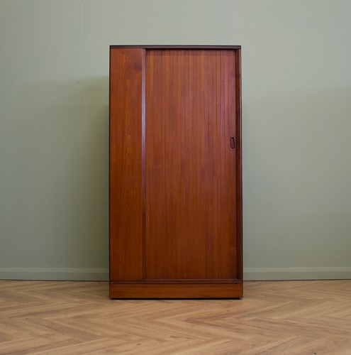 Mid century teak tambour door - century,