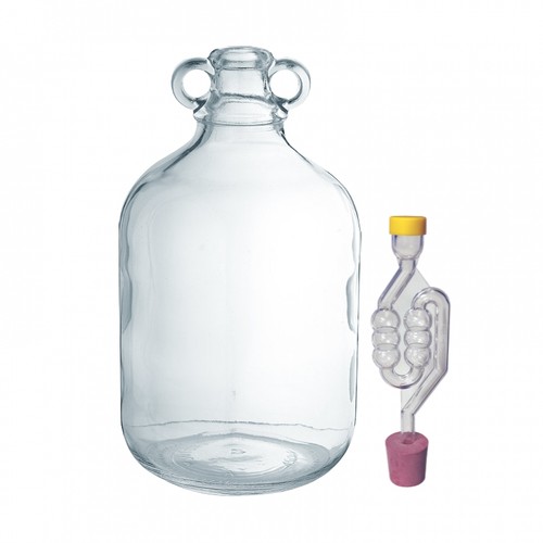 Single glass gallon demi - single,