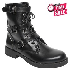 Womens Lace Up Ankle Boots