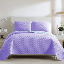 Basket Weave Quilted Bedspread
