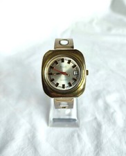Vintage 1970s Avia Swissonic Gents ETA-ESA 9154 Quartz Date Watch-Running Well