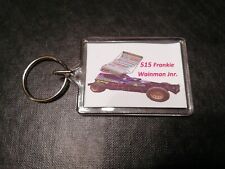 FRANKIE WAINMAN 515 NEW HIGH QUALITY PHOTO DOUBLE SIDED KEYRING BRISCA STOCK CAR