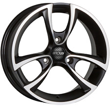 Alloy Wheels Oxxo Trias Smart Fortwo 451 Black Matte Polished Front 15 Inch