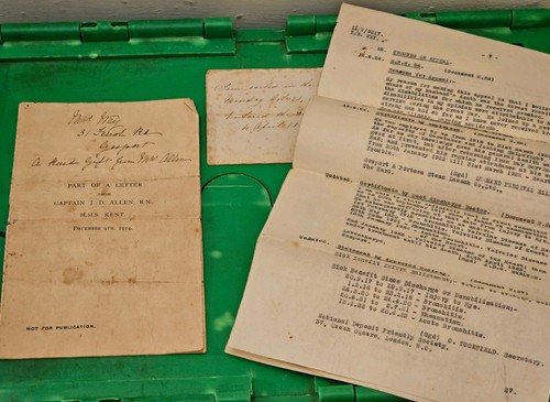 Ww1 pamphlet part - ww1, letter