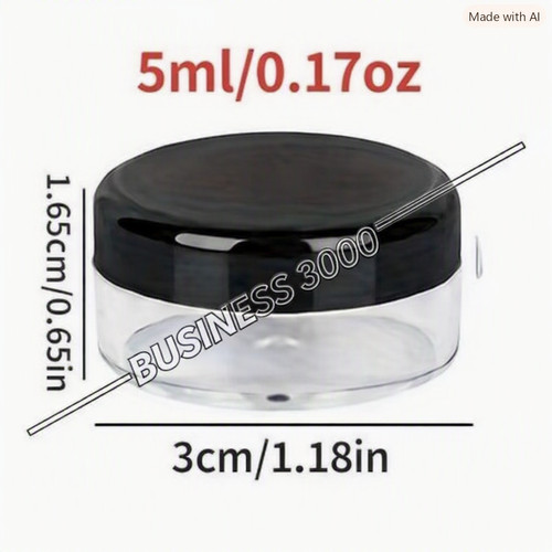 Pcs 5ml empty sample pots - empty,