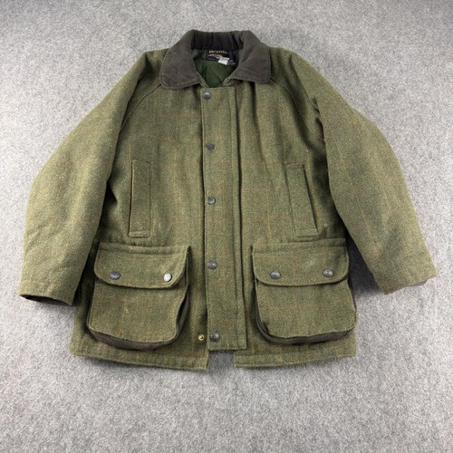 Bronte coat mens green - 40, wool