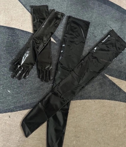 Erotic blk gloss leather latex - erotic,