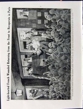 Original Old Antique Print