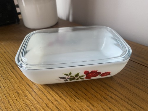 Pyrex butter dish - pyrex,