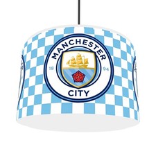 MAN CITY CHECKS BLUE CEILING