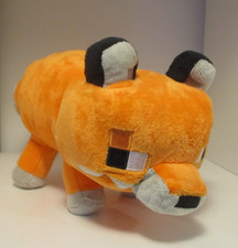 RARE Mattel Mojang Minecraft Orange Fox Soft Plush Toy 12 ”
