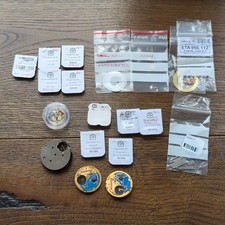 Lot mixed eta watch parts - lot,