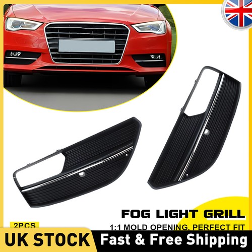 Front bumper fog light grille - bumper,