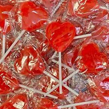 100 Heart Shaped Lollipops