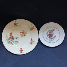 Beatrix Potter's Peter Rabbit & Bunny Play Time Collector Plate Wedgwood 