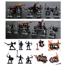 14PCS Plastic Knights Medieval
