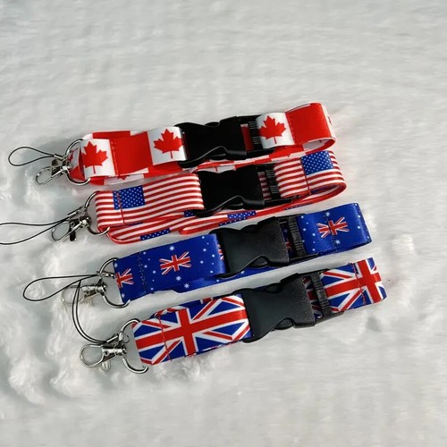 National flags lanyard neck - national,