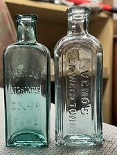 x2 1905 Vintage Antique Quack Cures -  VENO’S SEAWEED / VENO’S COUGH CURE (H873)