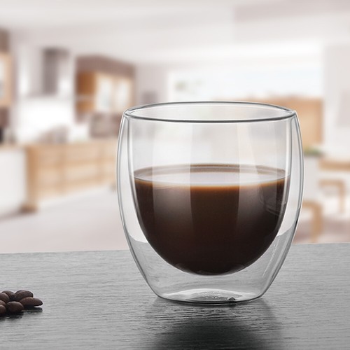 Double wall glass espresso - double,